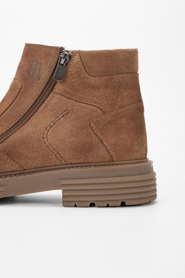  Valmenti Erkek Tarçın Süet Hakiki Deri Casual Bot