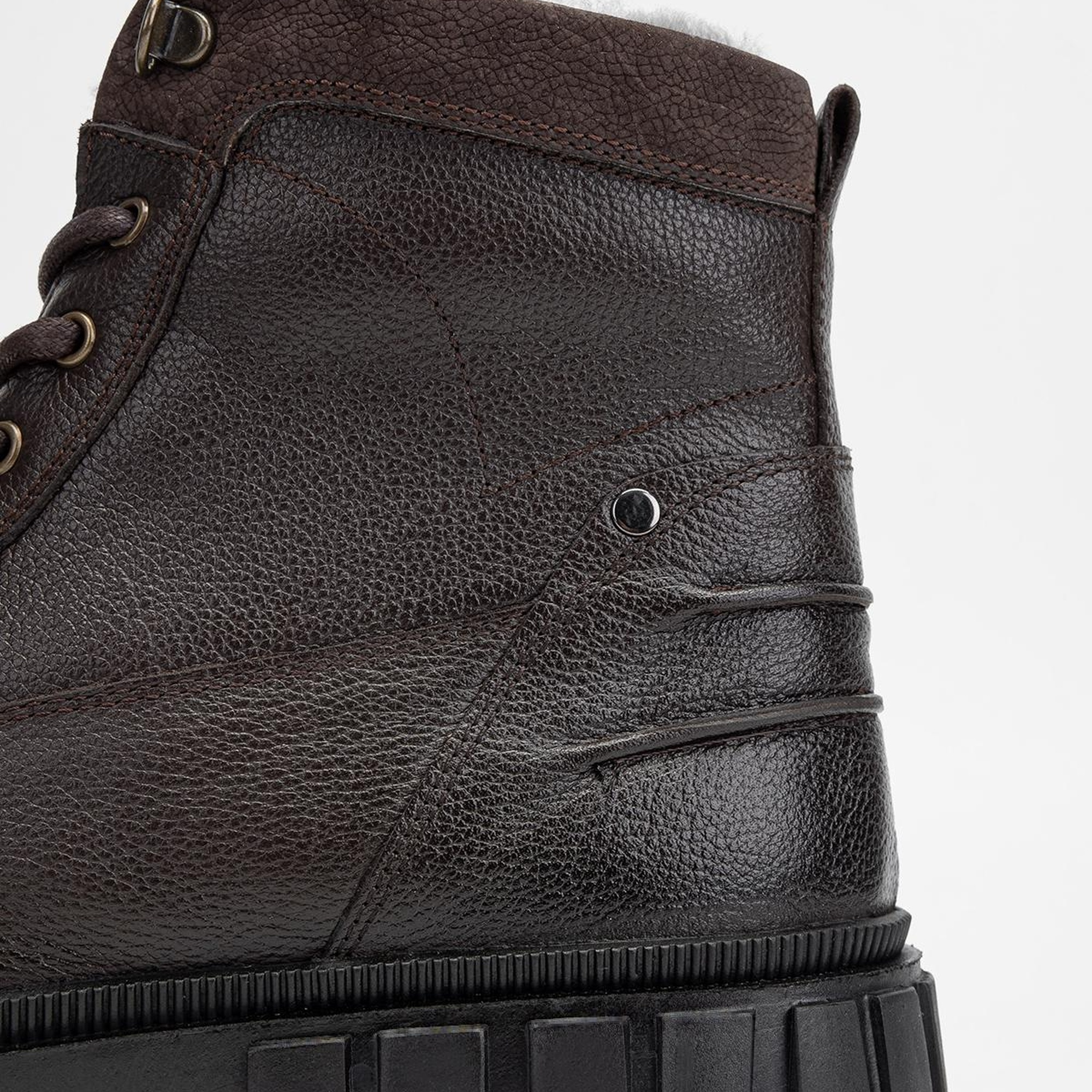 Valmenti Erkek Kahverengi Hakiki Deri Casual Bot