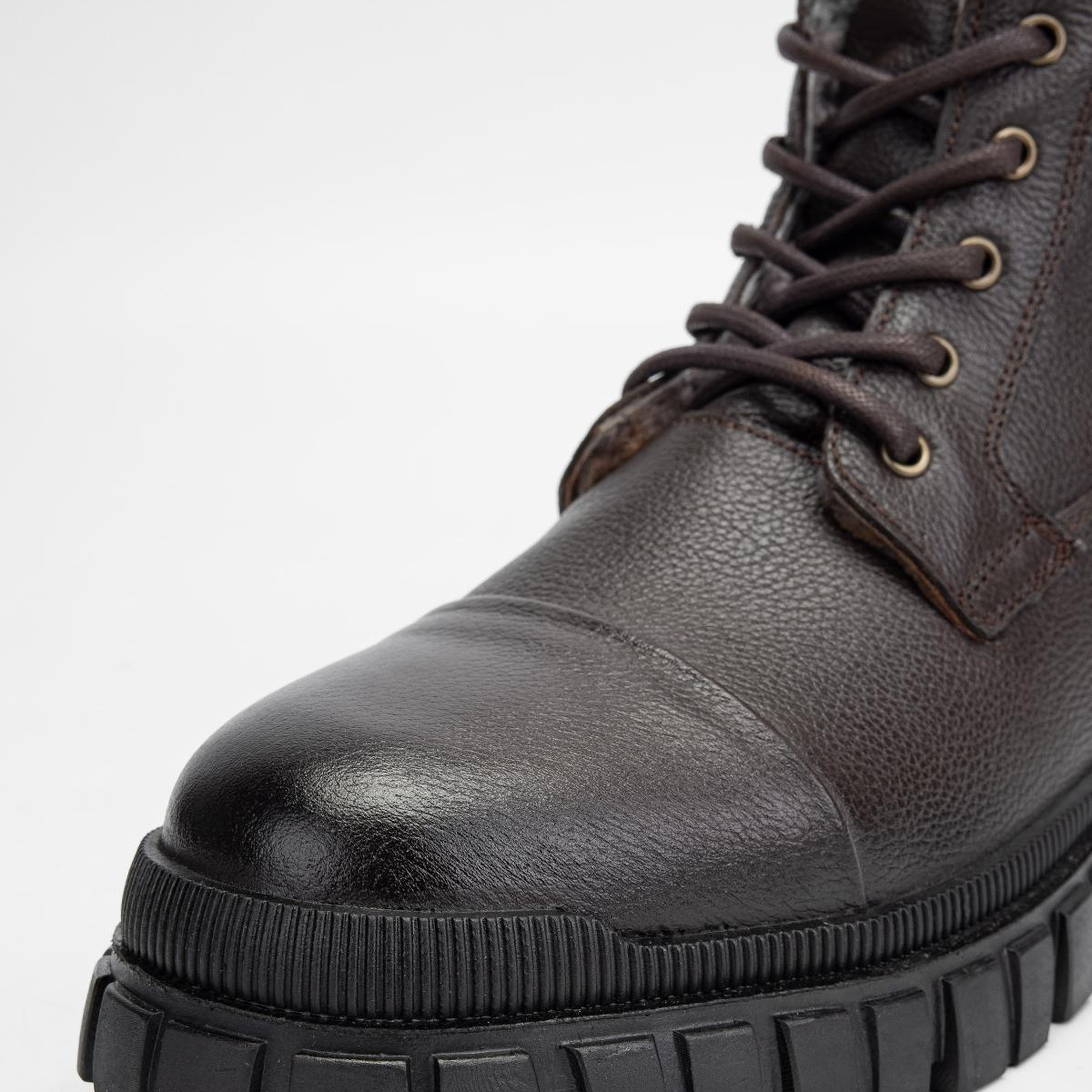 Valmenti Erkek Kahverengi Hakiki Deri Casual Bot