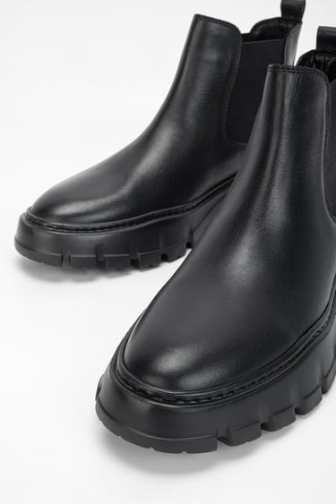  Valmenti Aegis Erkek Siyah Hakiki Deri Casual Bot