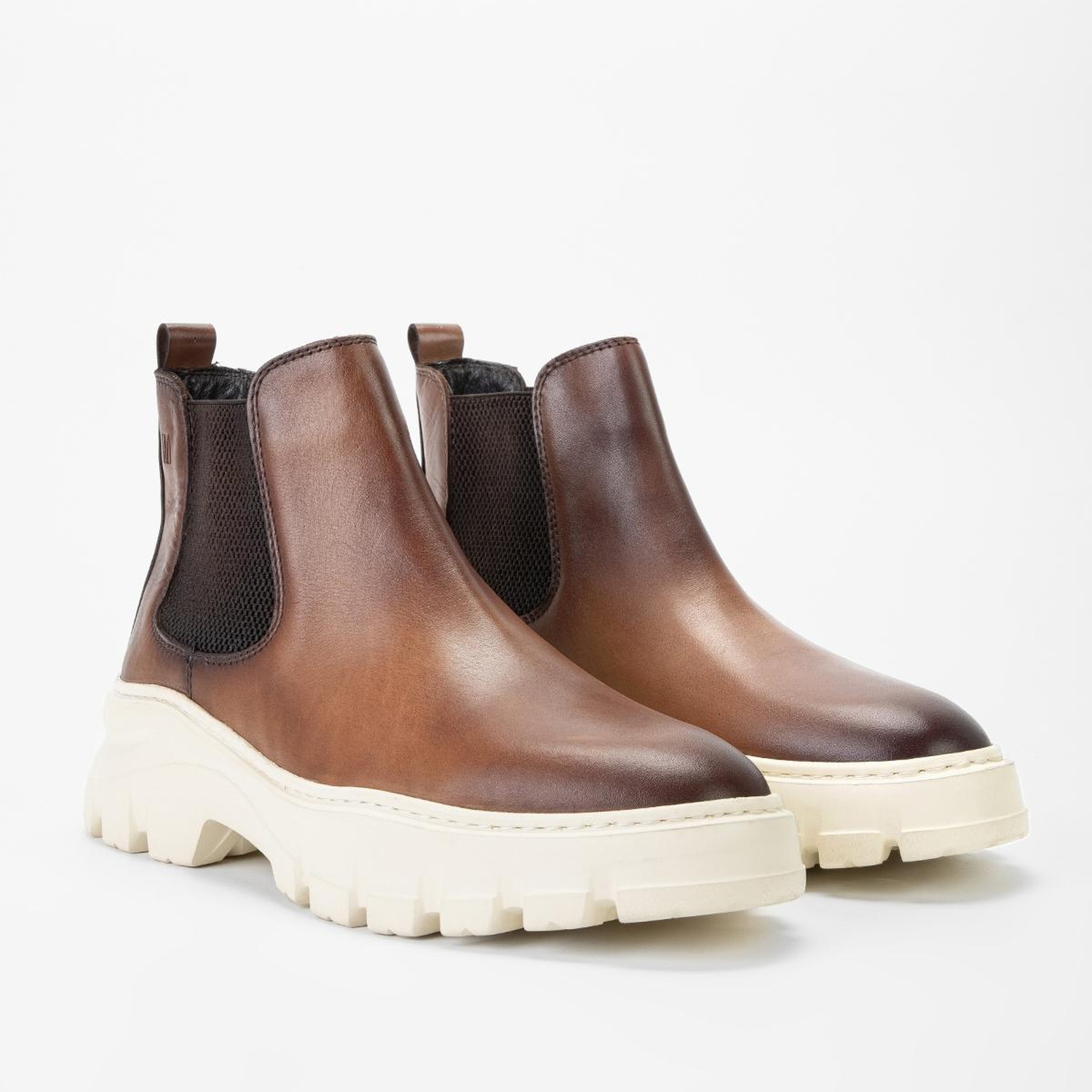 Valmenti Aegis Erkek Ceviz Hakiki Deri Casual Bot