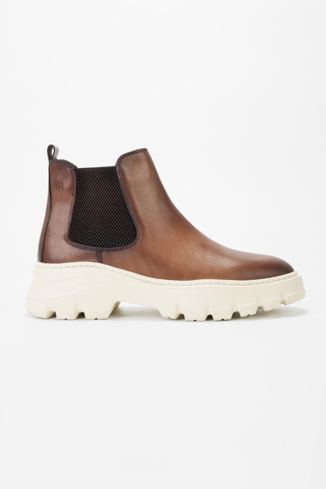  Valmenti Aegis Erkek Ceviz Hakiki Deri Casual Bot