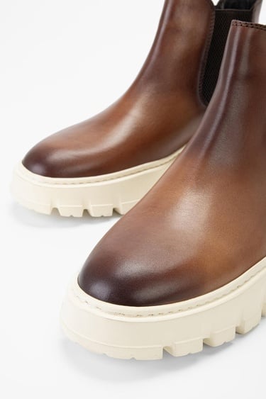  Valmenti Aegis Erkek Ceviz Hakiki Deri Casual Bot