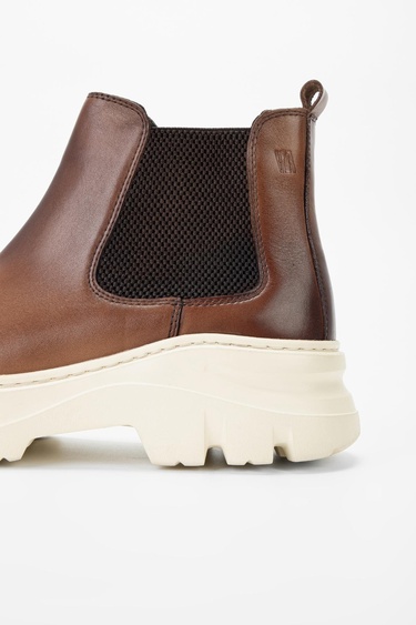  Valmenti Aegis Erkek Ceviz Hakiki Deri Casual Bot