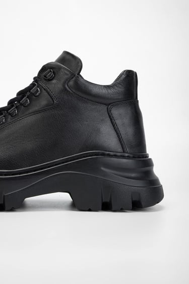  Valmenti Alanzo Erkek Siyah Hakiki Deri Casual Bot