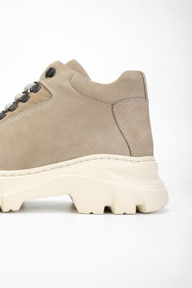  Valmenti Alanzo Erkek Bej Nubuk Hakiki Deri Casual Bot