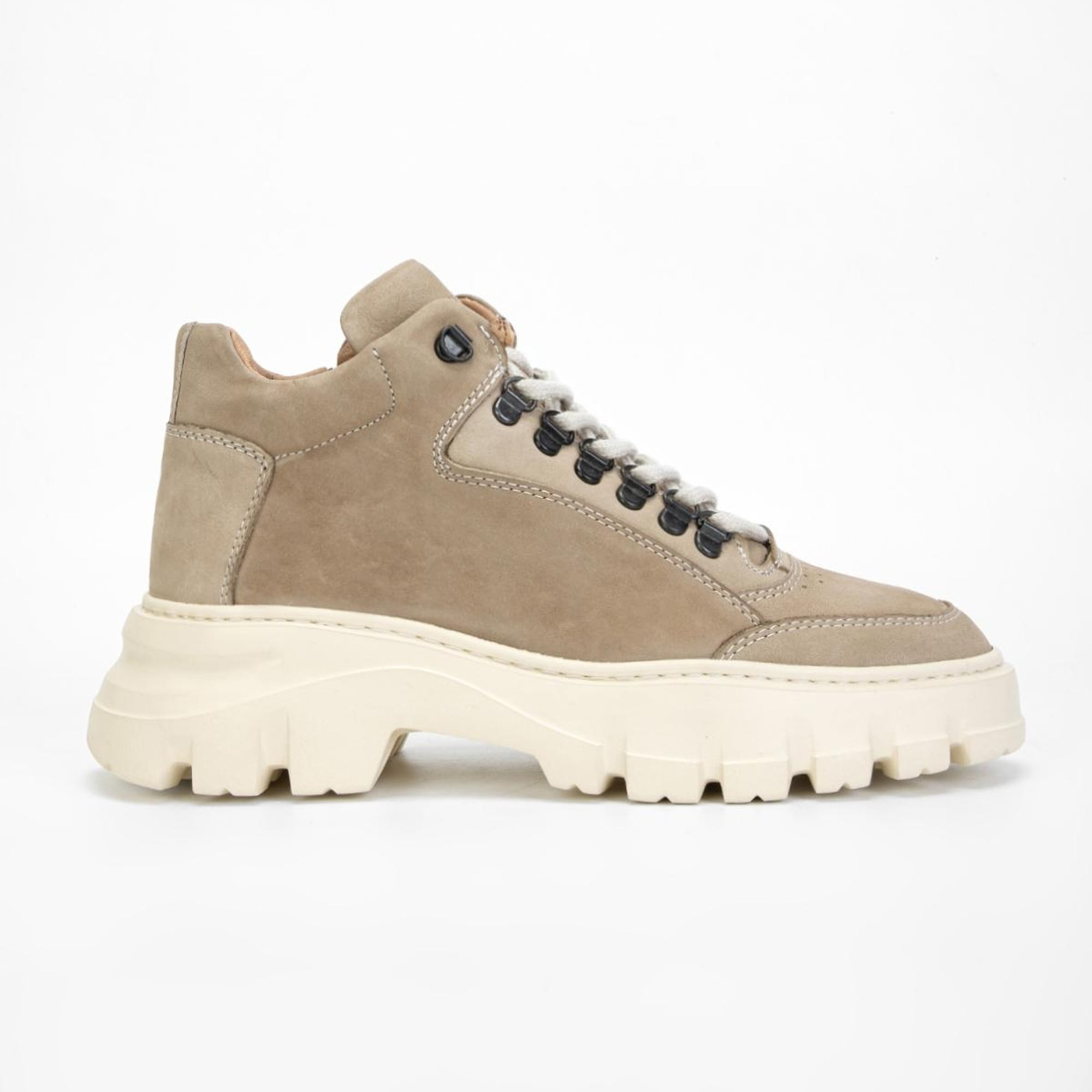 Valmenti Alanzo Erkek Bej Nubuk Hakiki Deri Casual Bot