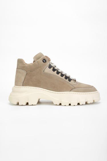  Valmenti Alanzo Erkek Bej Nubuk Hakiki Deri Casual Bot