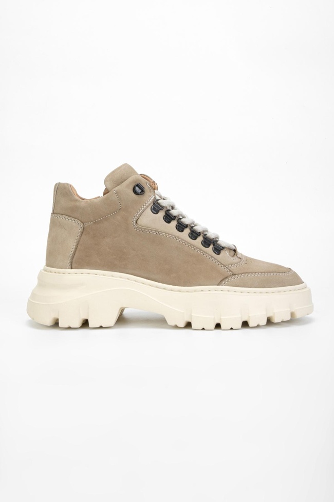  Valmenti Alanzo Erkek Bej Nubuk Hakiki Deri Casual Bot