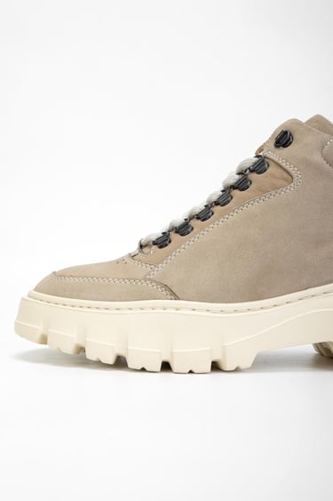  Valmenti Alanzo Erkek Bej Nubuk Hakiki Deri Casual Bot