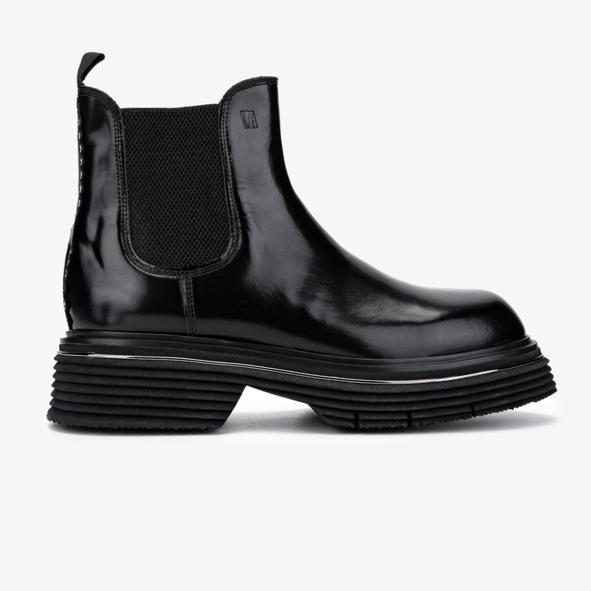 Valmenti Erkek Hakiki Deri Siyah Açma Casual Bot