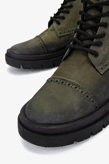  Valmenti Erkek Hakiki Deri Casual Bot