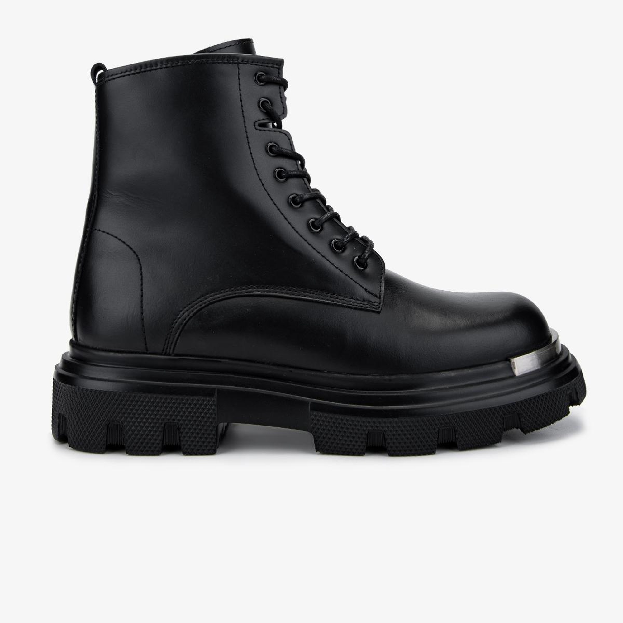 Valmenti Erkek Hakiki Deri Siyah Analin POSTAL Bot