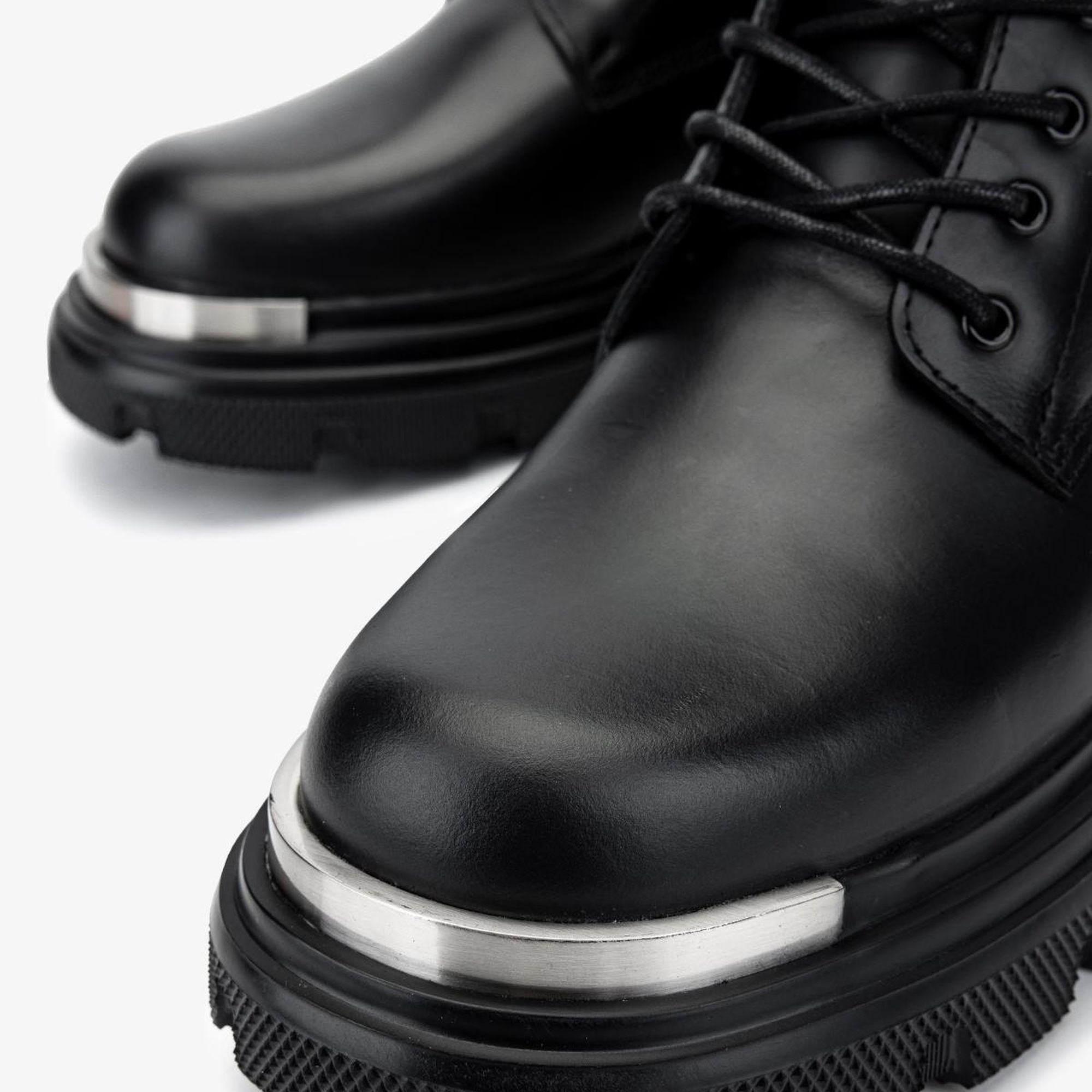 Valmenti Erkek Hakiki Deri Siyah Analin POSTAL Bot