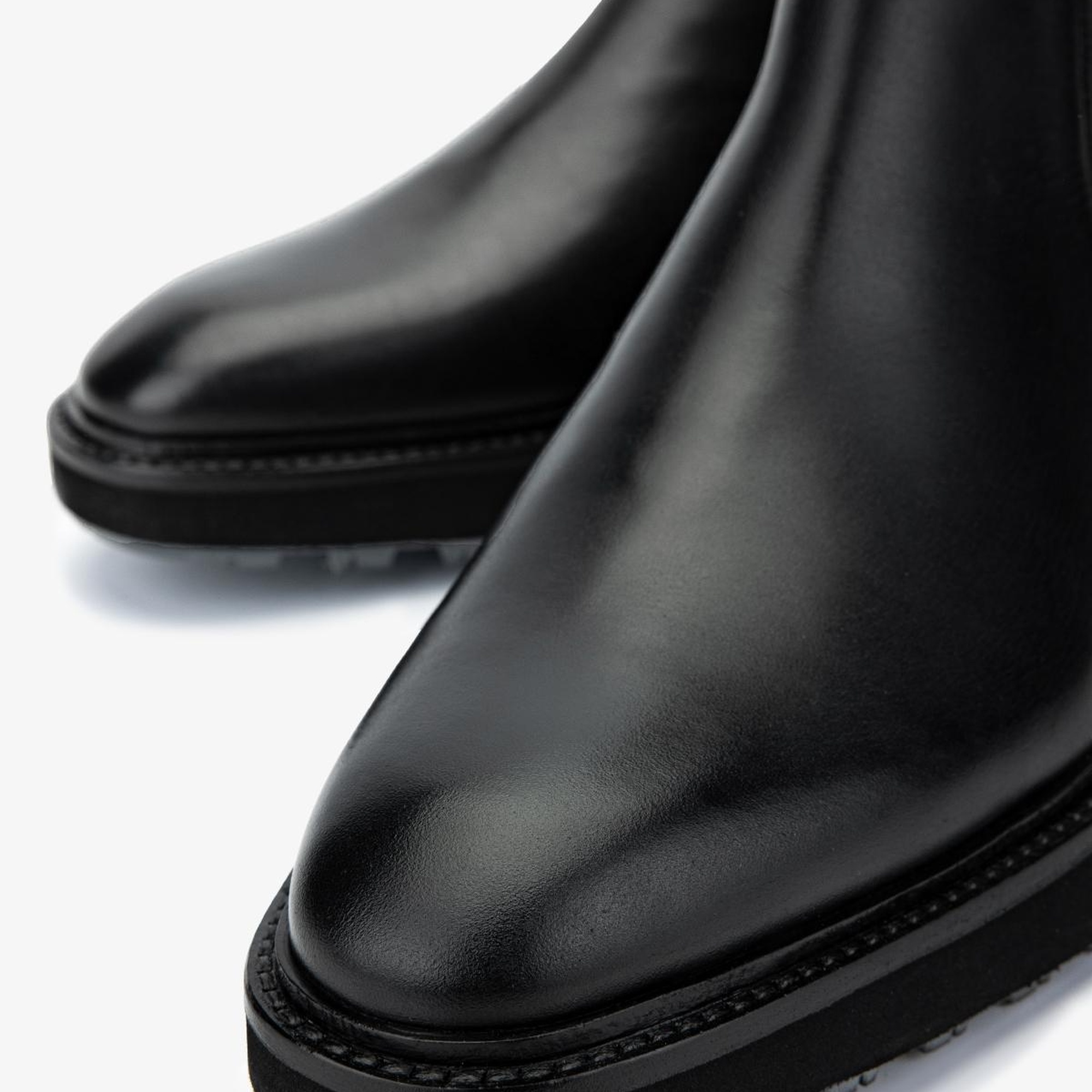 Valmenti Erkek Hakiki Deri Siyah Klasik Bot