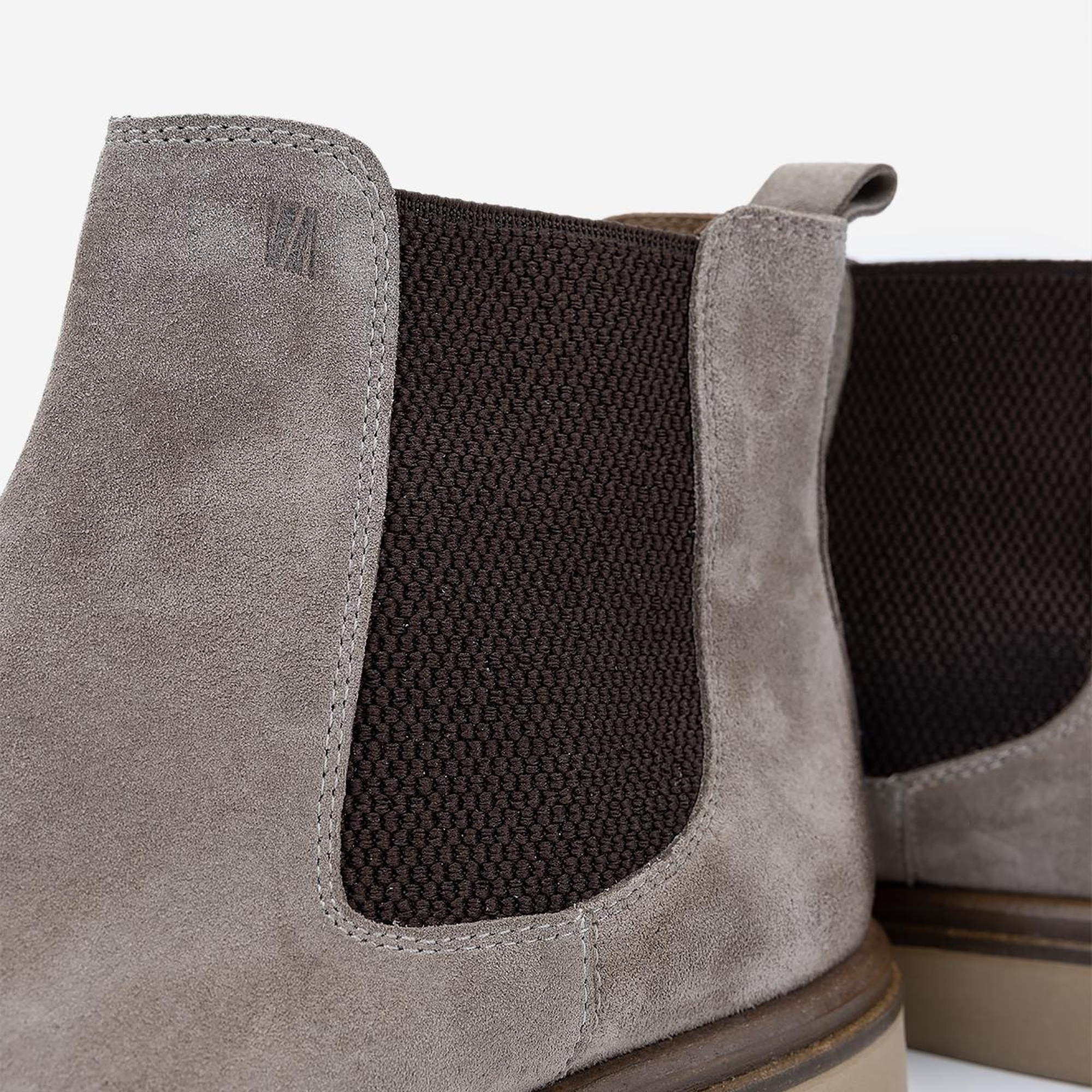 Valmenti Erkek Hakiki Deri Bej Süet Casual Bot