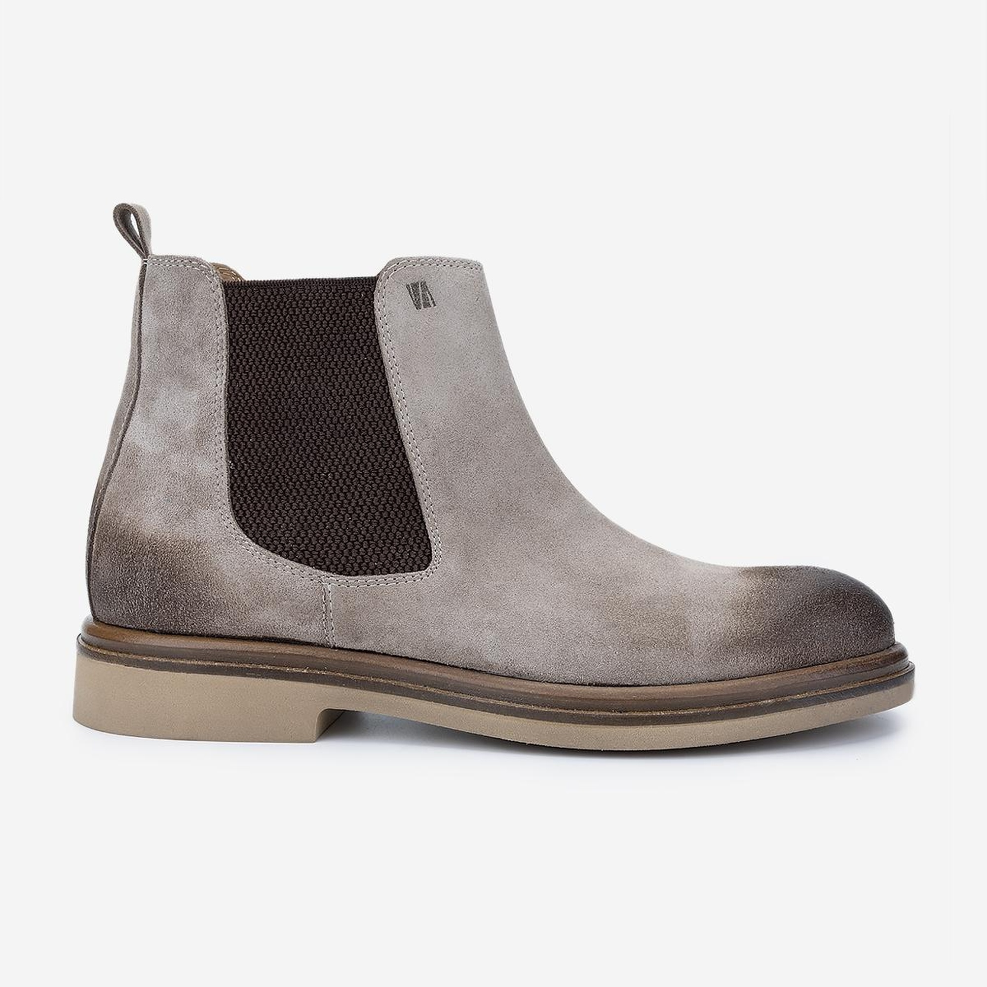 Valmenti Erkek Hakiki Deri Bej Süet Casual Bot