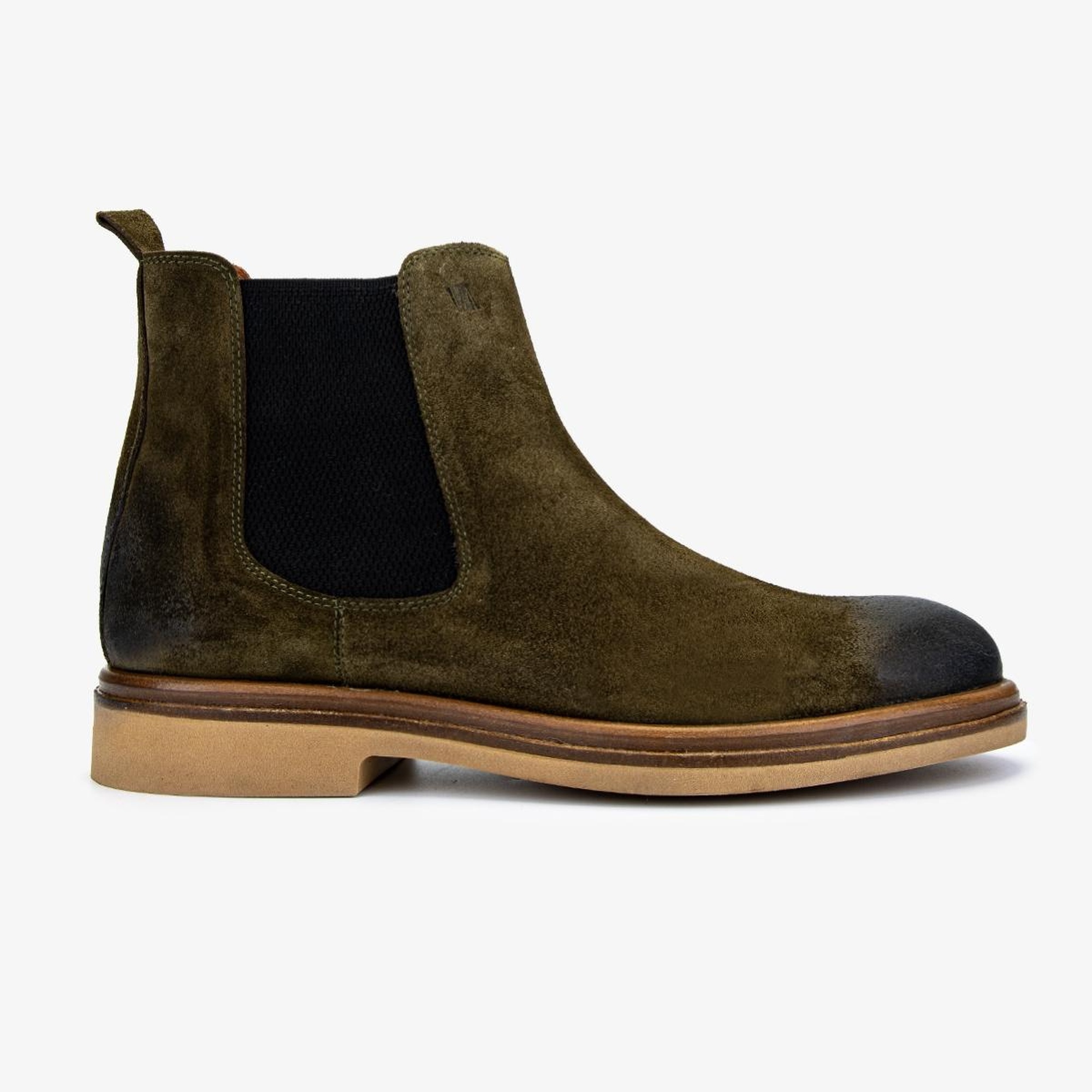 Valmenti Erkek Hakiki Deri Yeşil Casual Bot