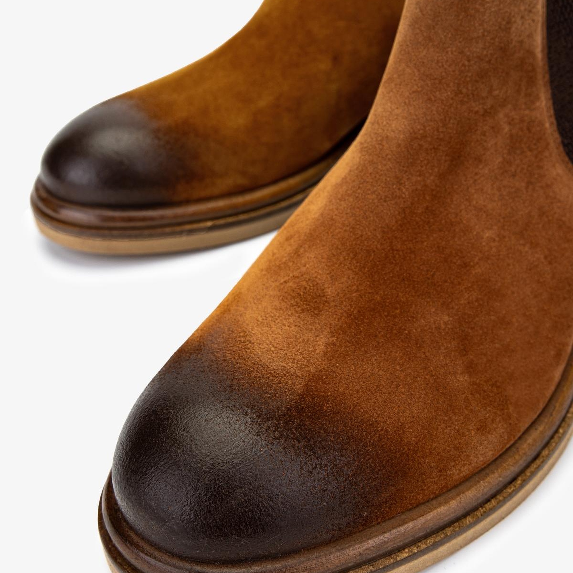 Valmenti Erkek Hakiki Deri Taba Süet Casual Bot