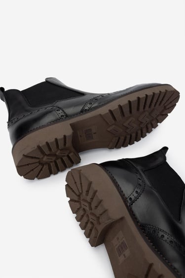  Valmenti Erkek Hakiki Deri Siyah Casual Bot