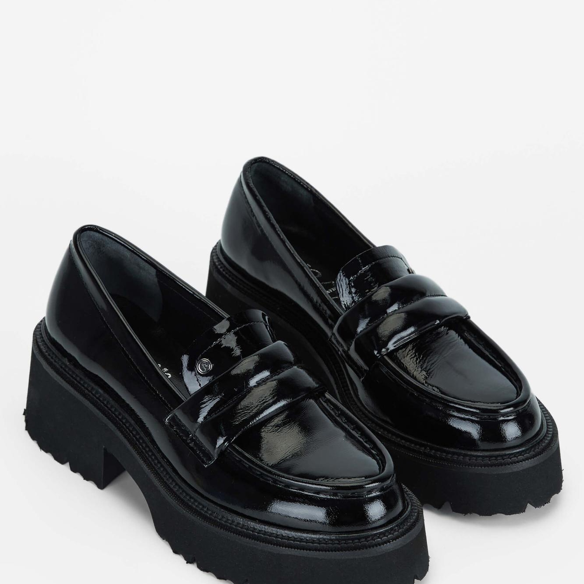 Tamer Tanca Kadın Hakiki Deri Siyah Loafer Ayakkabı