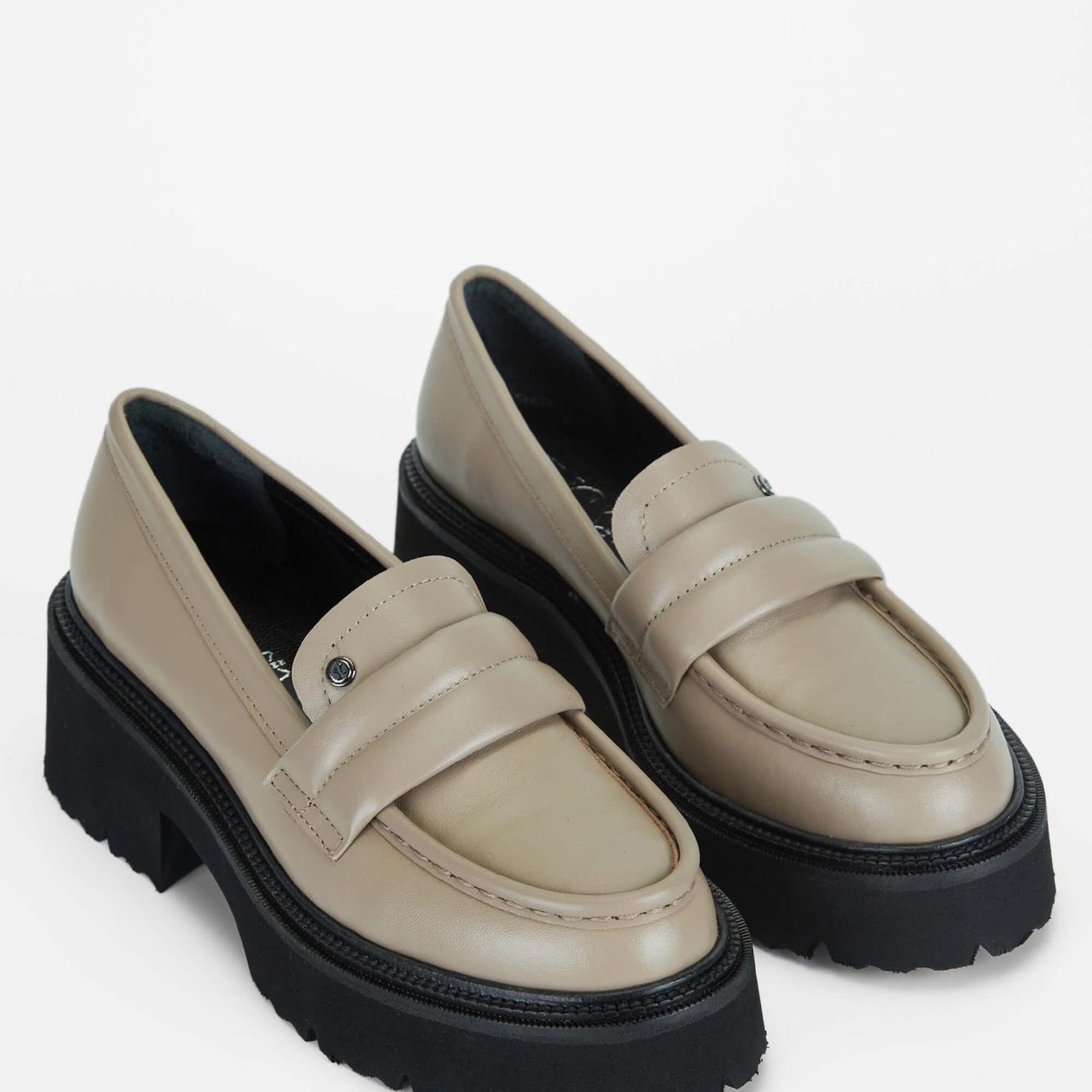 Tamer Tanca Kadın Hakiki Deri Vizon Loafer Ayakkabı