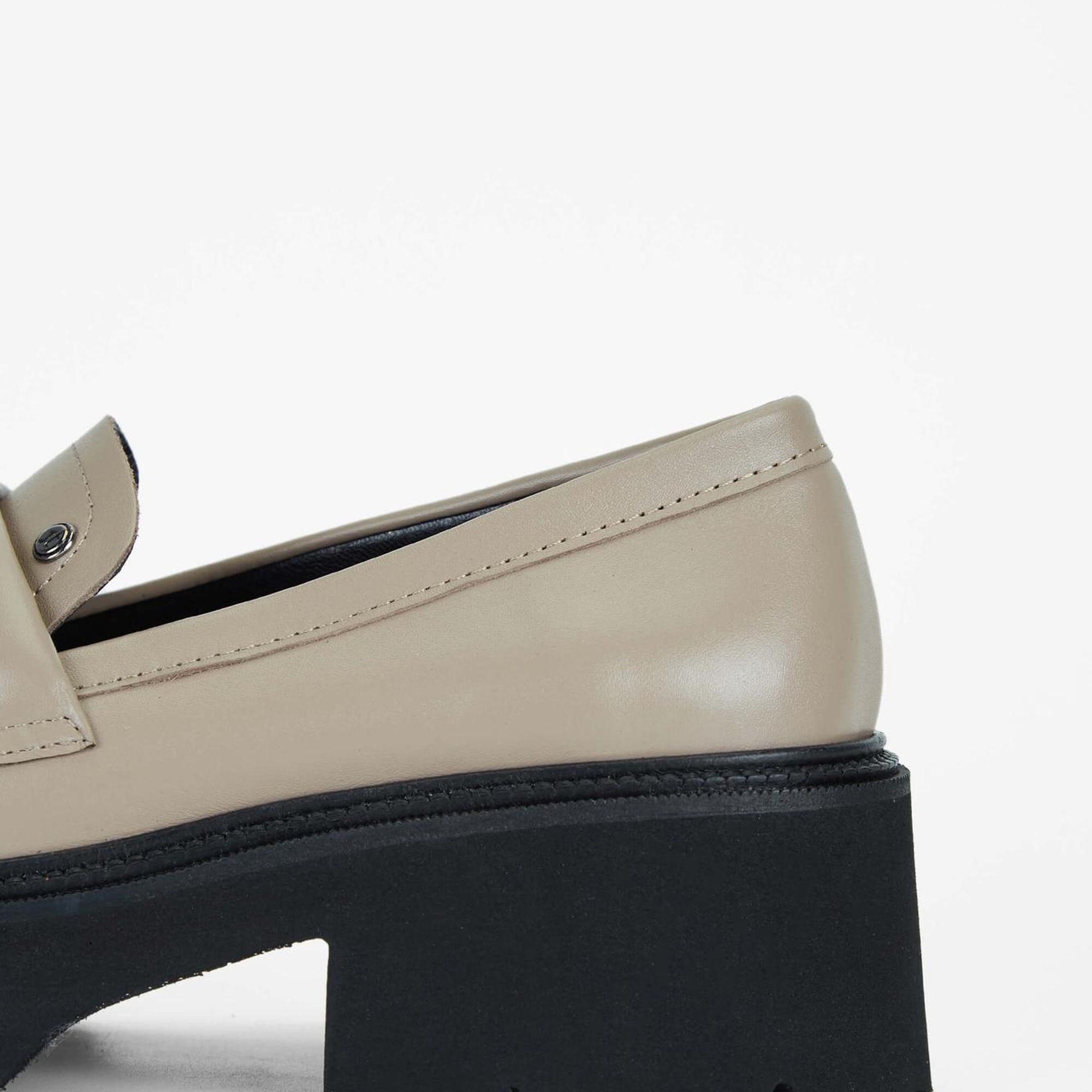 Tamer Tanca Kadın Hakiki Deri Vizon Loafer Ayakkabı