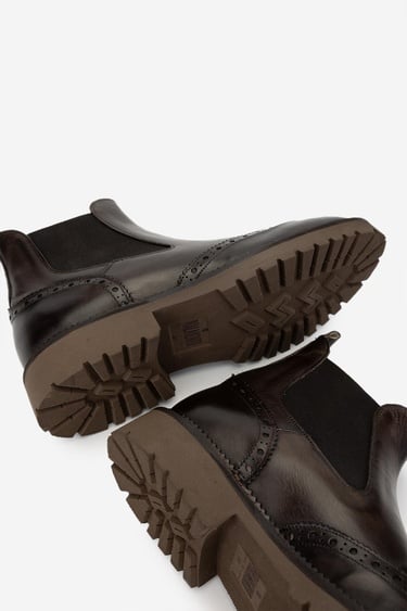  Valmenti Erkek Hakiki Deri Casual Bot