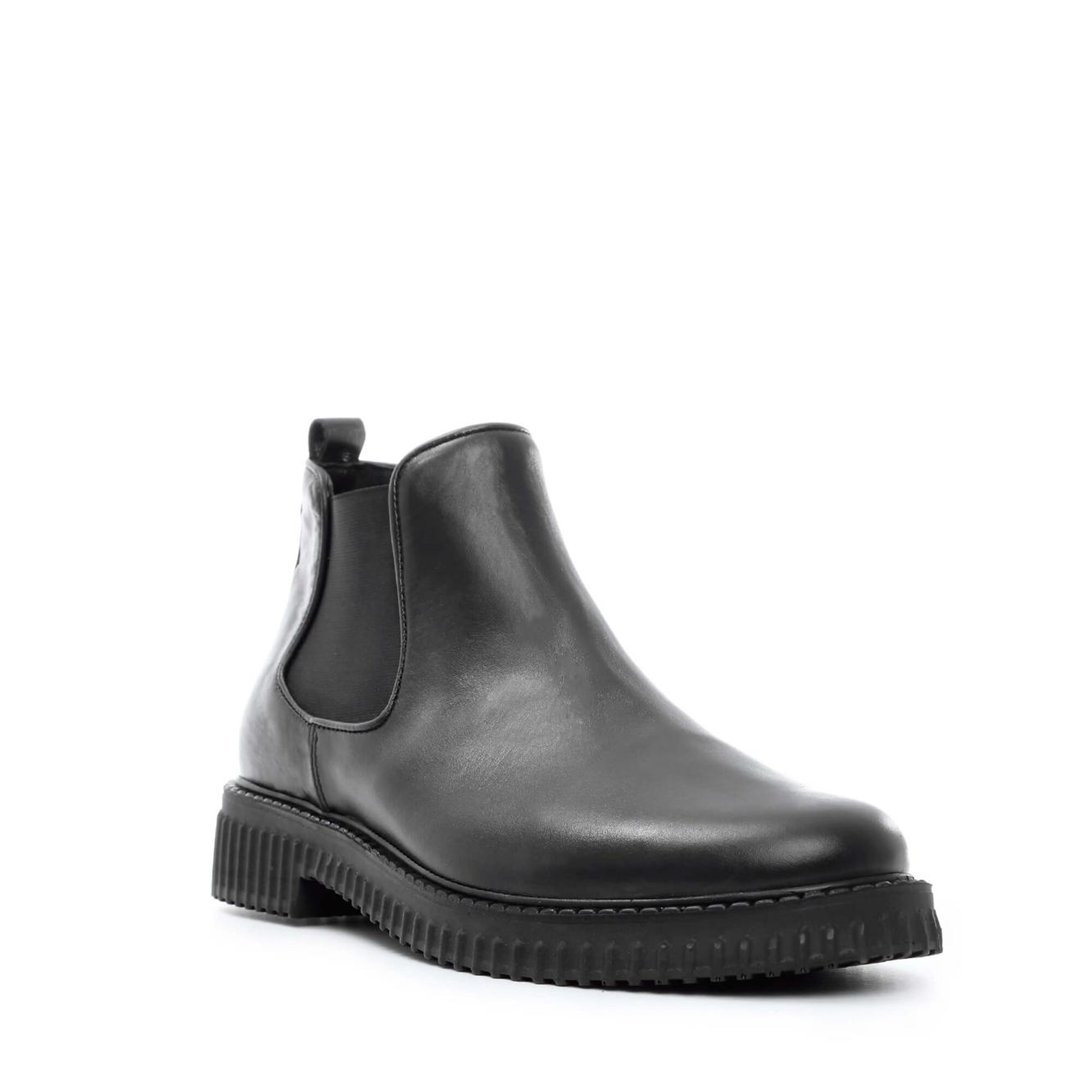 Tamer Tanca Erkek Hakiki Deri Siyah Chelsea Bot