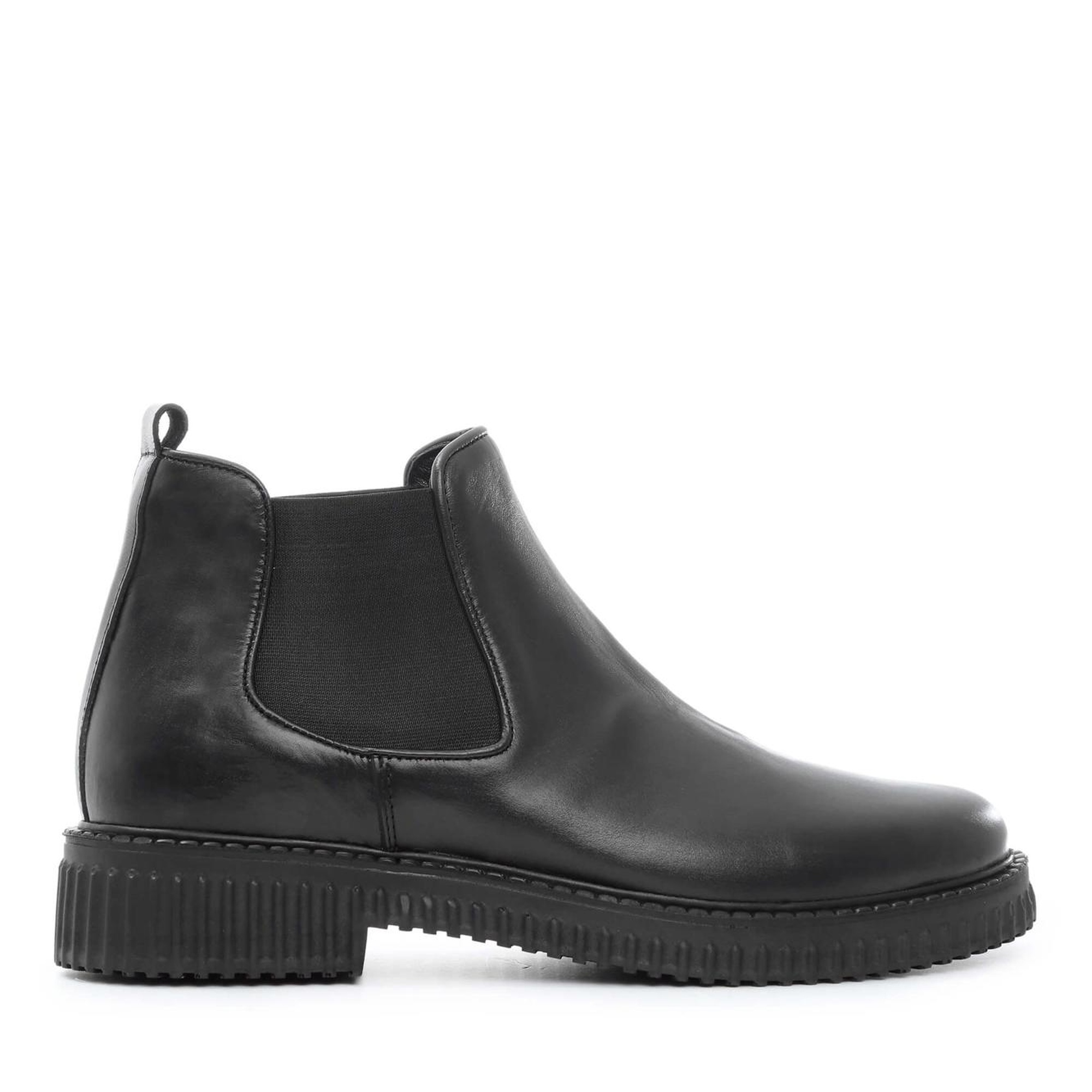 Tamer Tanca Erkek Hakiki Deri Siyah Chelsea Bot