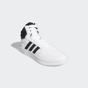  adidas Hoops 3.0 Mid Erkek Beyaz Günlük Spor Ayakkabı
