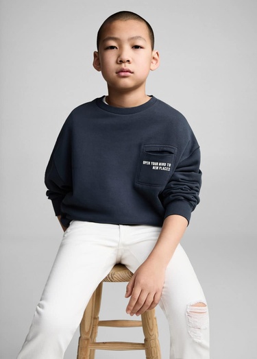  Mango Çocuk Slim Fit Jean Beyaz