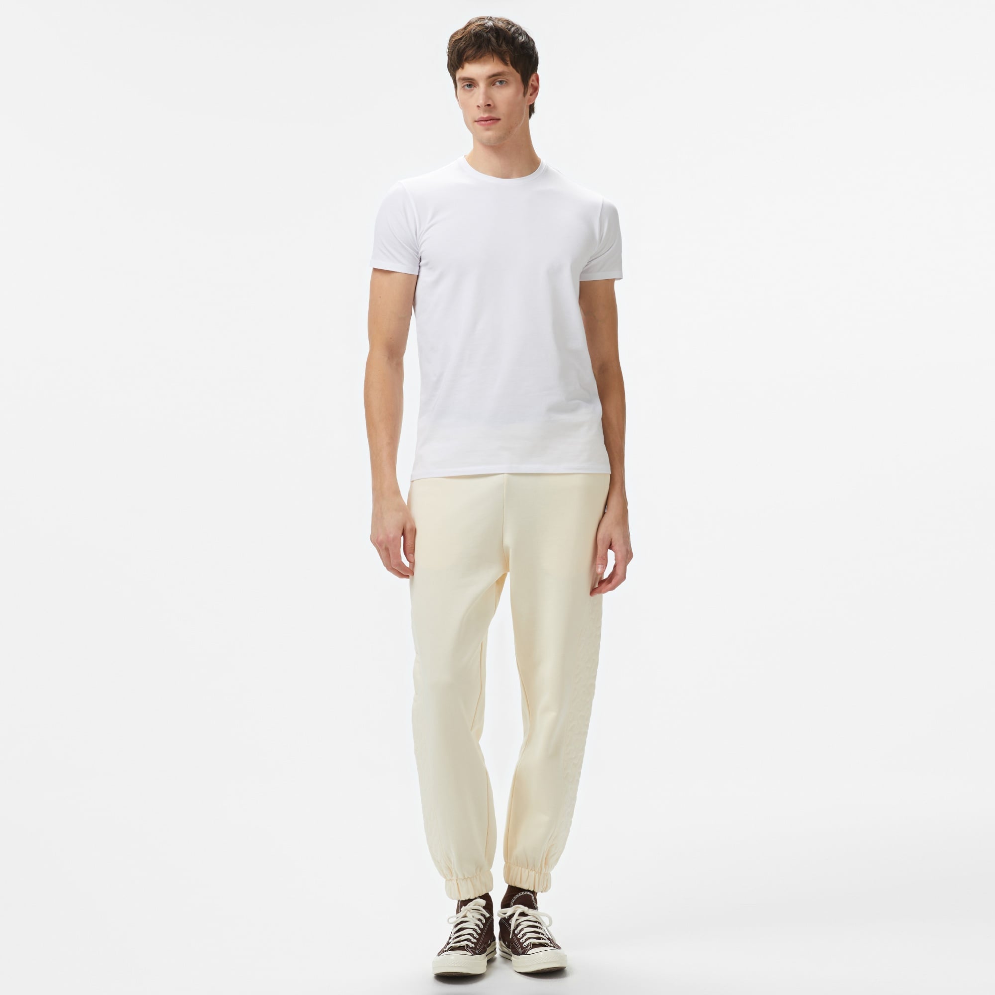 UNITED4 Pucci Detail Erkek Krem Pantolon