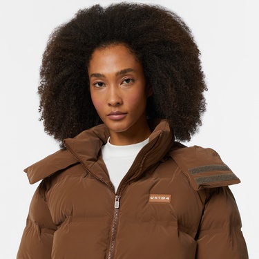  UNITED4 Kadın Kahverengi Bomber Mont