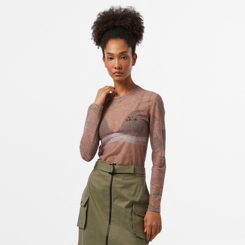  UNITED4 Kadın Kahverengi T-Shirt