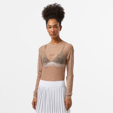  UNITED4 Kadın Krem T-Shirt