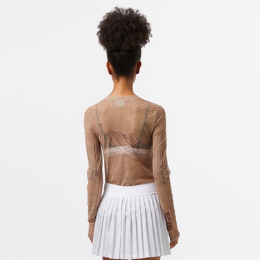  UNITED4 Kadın Krem T-Shirt