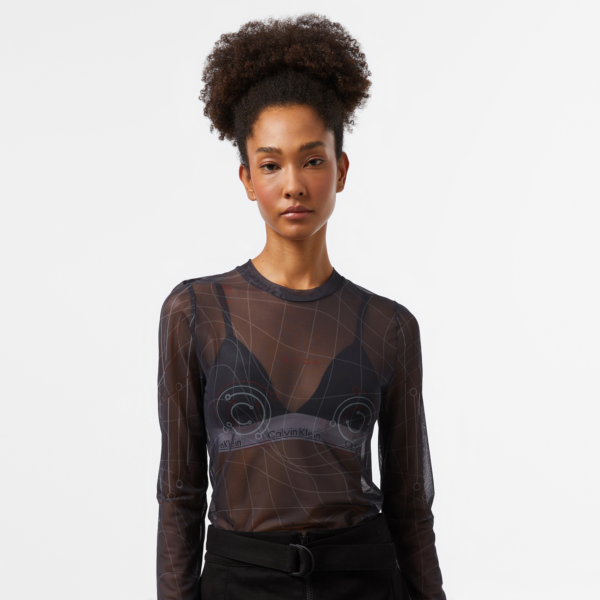 UNITED4 Kadın Siyah T-Shirt