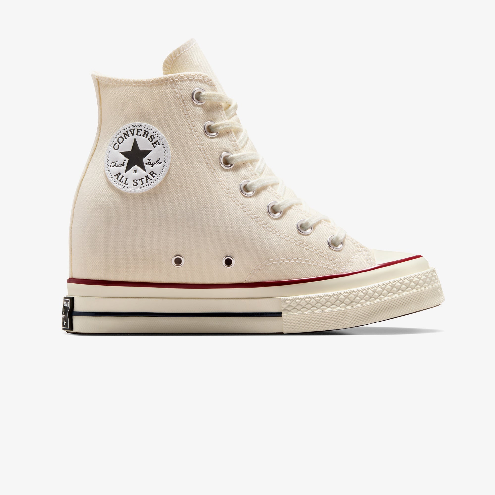 Converse Chuck 70 Wedge Kadın Krem Platform Sneaker