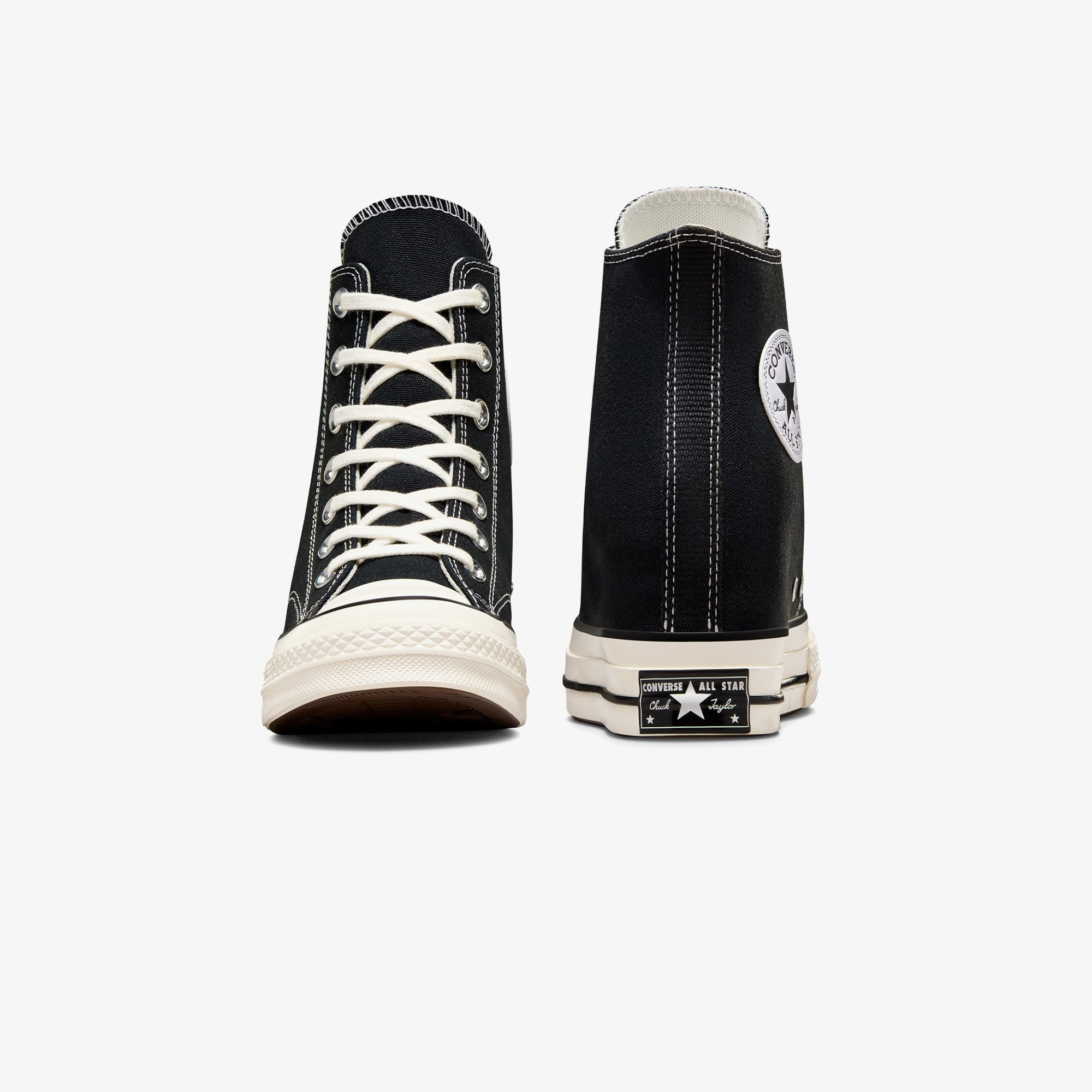 Converse Chuck 70 Wedge Kadın Siyah Platform Sneaker - Görsel 7