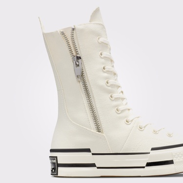  Converse Chuck 70 Plus XHi Unisex Krem Platform Sneaker