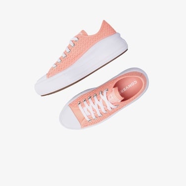  Converse Chuck Taylor All Star Move Genç Pembe Platform Sneaker
