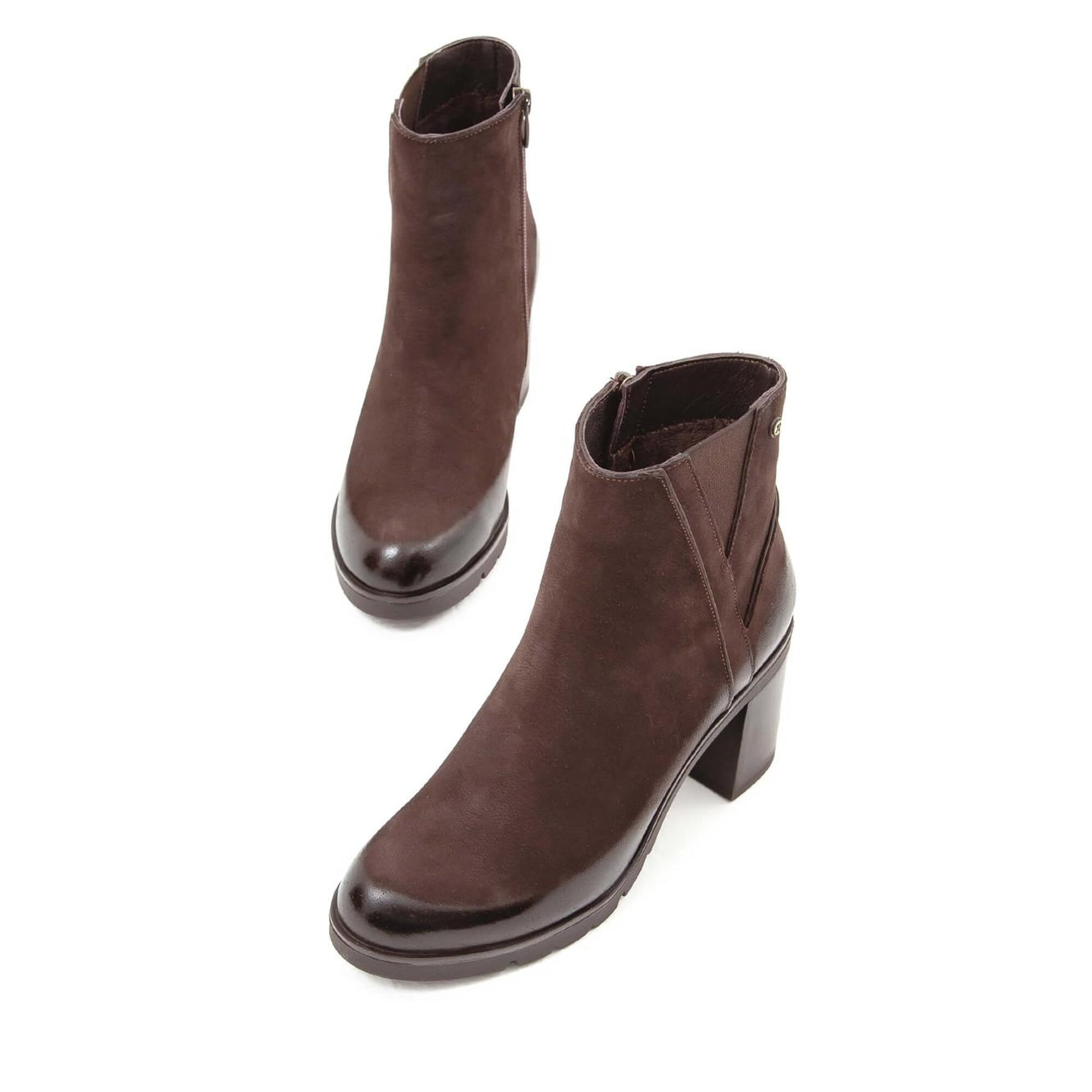 Tamer Tanca Kadın Hakiki Deri Kahverengi Klasik Bot