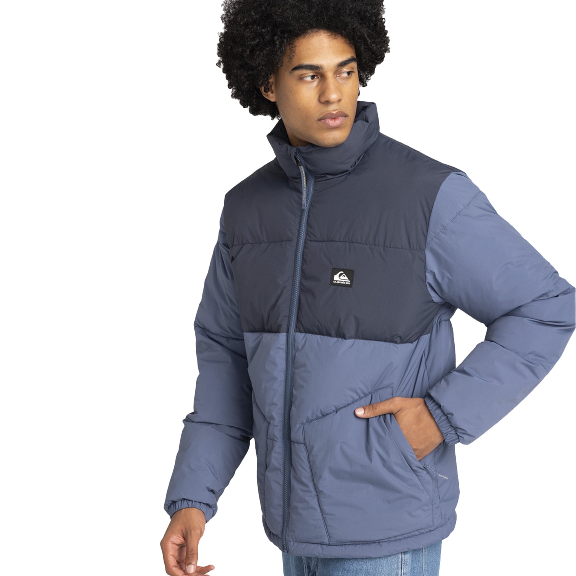 Quiksilver Wild Mountain Tech Erkek Mavi Ceket