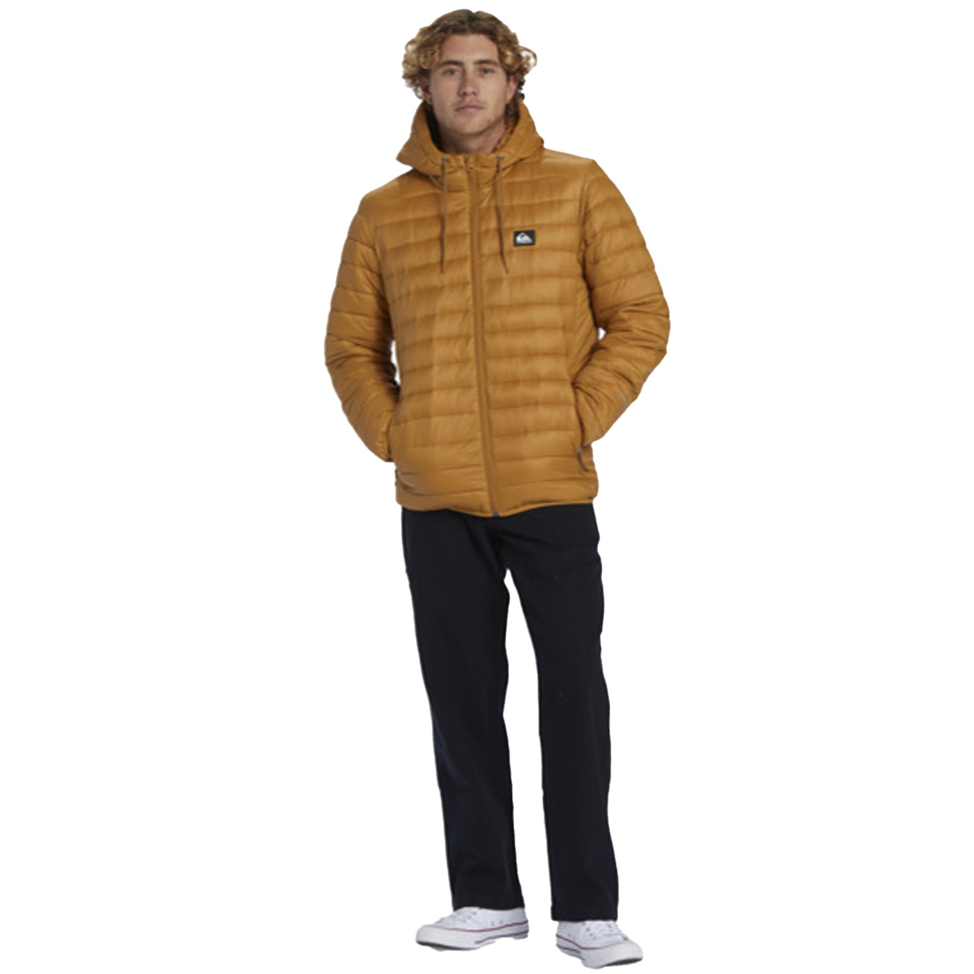 Quiksilver Scaly Hood Erkek Kahverengi Ceket