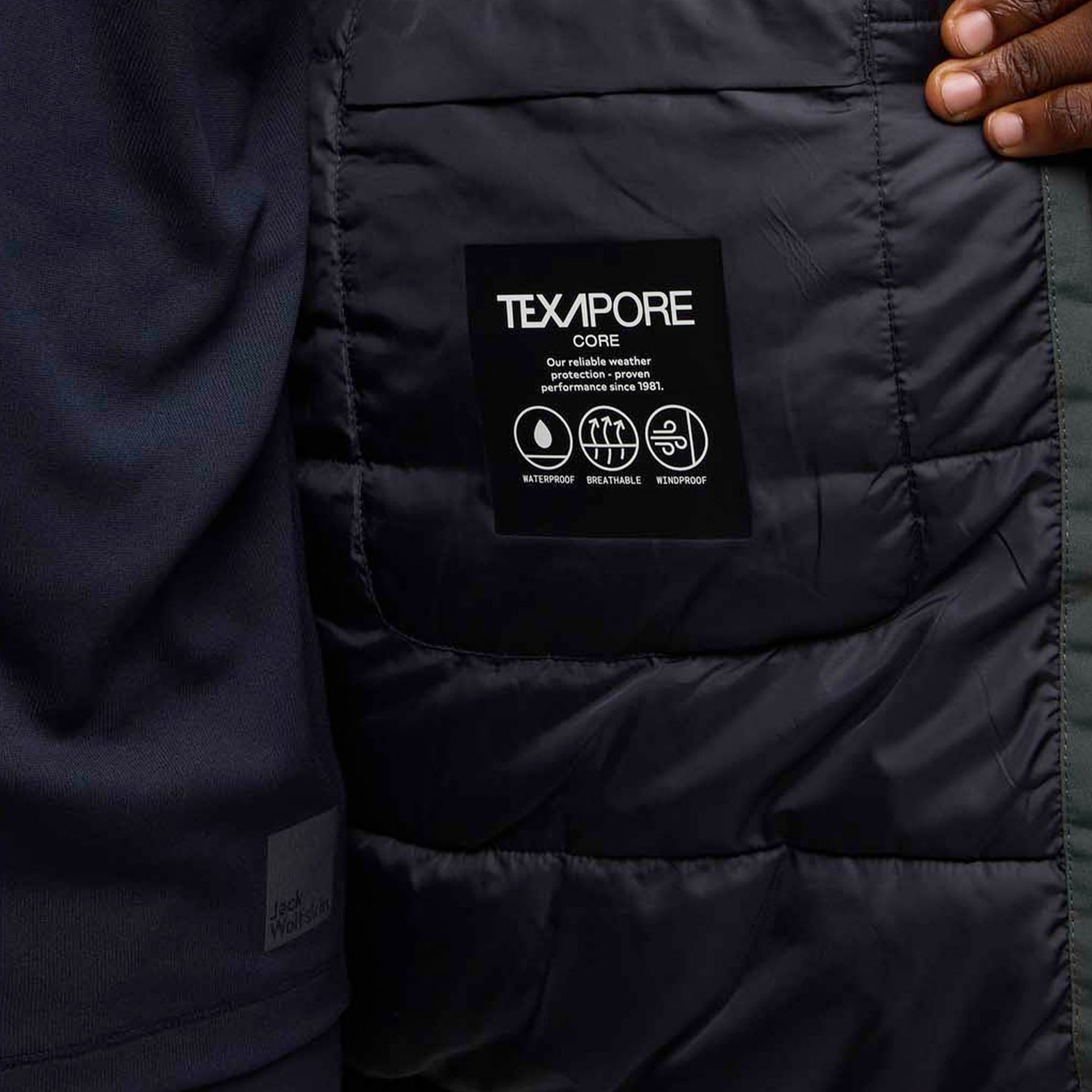 Jack Wolfskin Tempeltor Erkek Yeşil Outdoor Ceketi