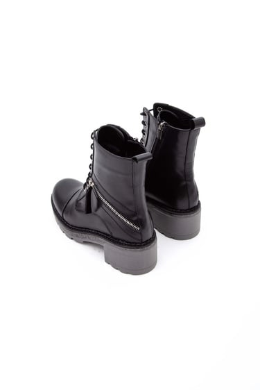  Tamer Tanca Kadın Hakiki Deri Siyah POSTAL Bot