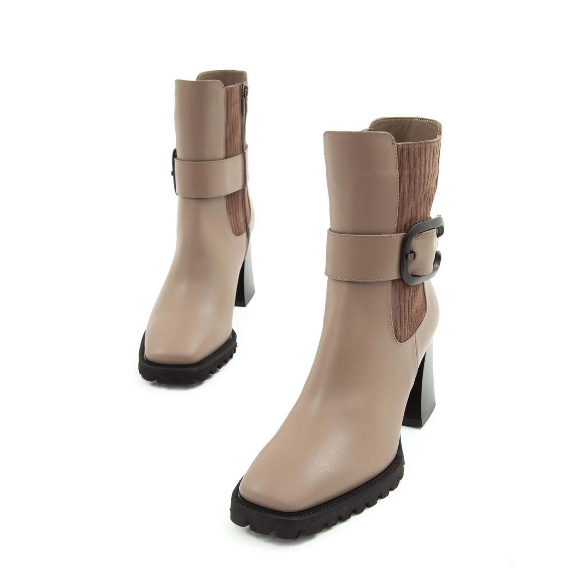 Tamer Tanca Kadın Hakiki Deri Vizon Topuklu Bot