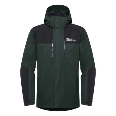 Jack Wolfskin Jasper 3in1 Erkek Yeşil Outdoor Ceketi