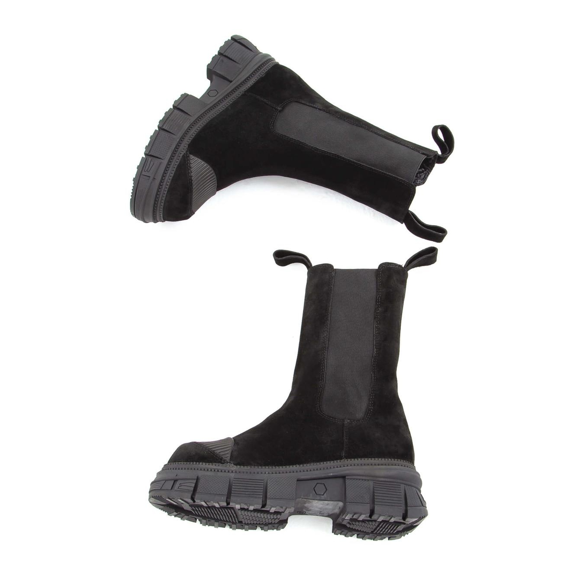 Tamer Tanca Kadın Hakiki Deri Siyah Süet Casual Bot